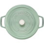 Staub La Cocotte 24cm redonda Verde salvia, Hierro fundido