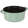 Staub La Cocotte 24cm redonda Verde salvia, Hierro fundido