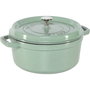 Staub La Cocotte 24cm redonda Verde salvia, Hierro fundido