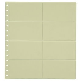 Funda Para Album De Sellos Pardo 2 Lam.Transp.De 8 Dptos. (Set de 10)