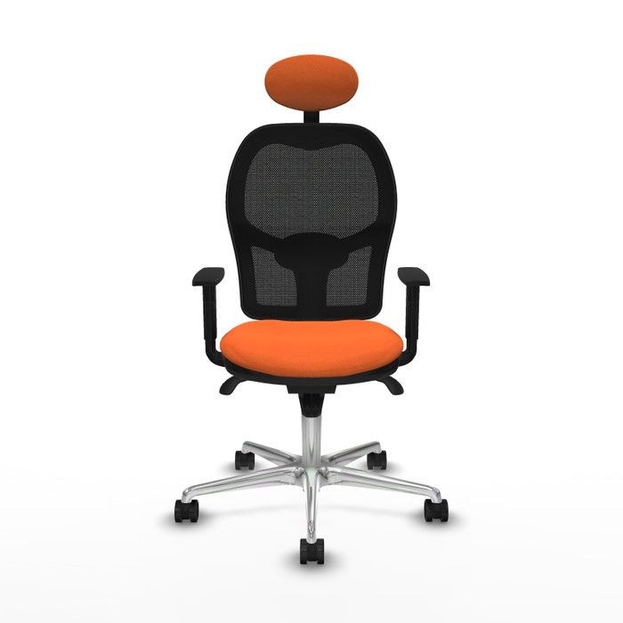 PIQUERAS Y CRESPO Silla de oficina Jorquera Naranja y Negro PIQUERAS Y CRESPO Silla de oficina Jorquera Naranja y Negro