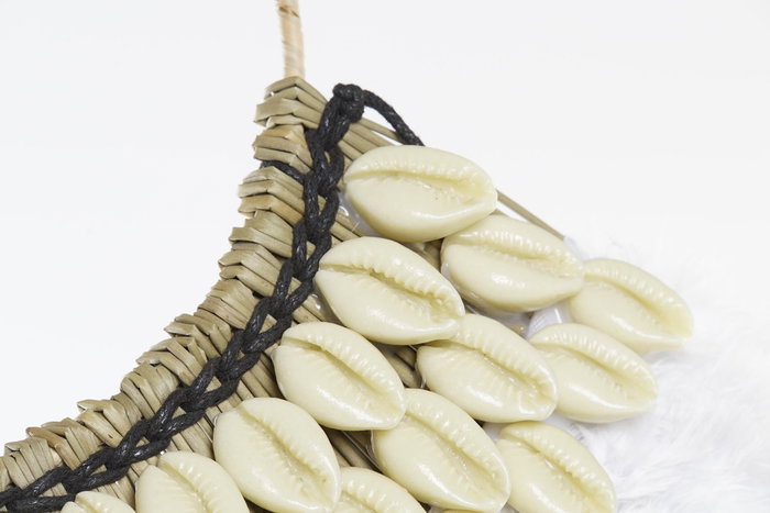 DKD Home Decor Decoración de Pared Pluma y Conchas Blanco y Marrón 56x36x2 cm DKD Home Decor Decoración de Pared Pluma y Conchas Blanco y Marrón 56x36x2 cm