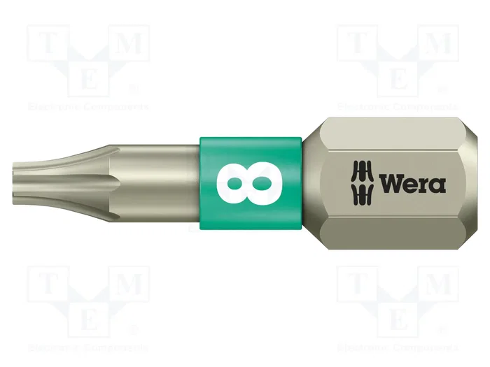 WERA Punta de destornillador Torx® TX08 TORSION 25mm WERA Punta de destornillador Torx® TX08 TORSION 25mm