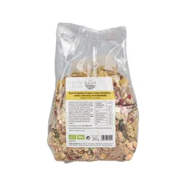 ECO SALIM Muesli Proteínas Superfoods Vegano con Copos de Guisante, Lenteja Roja y Semillas de Calabaza 300Gr. Bio