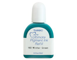 Tsukineko Tinta VERSACOLOR Verde Invierno Opaca 15ml