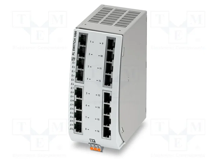 PHOENIX CONTACT FL SWITCH 1116T Switch Ethernet no administrado de 16 puertos PHOENIX CONTACT FL SWITCH 1116T Switch Ethernet no administrado de 16 puertos