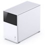 Jonsbo D31 Screen Micro-ATX Gehäuse, Tempered Glass - blanco