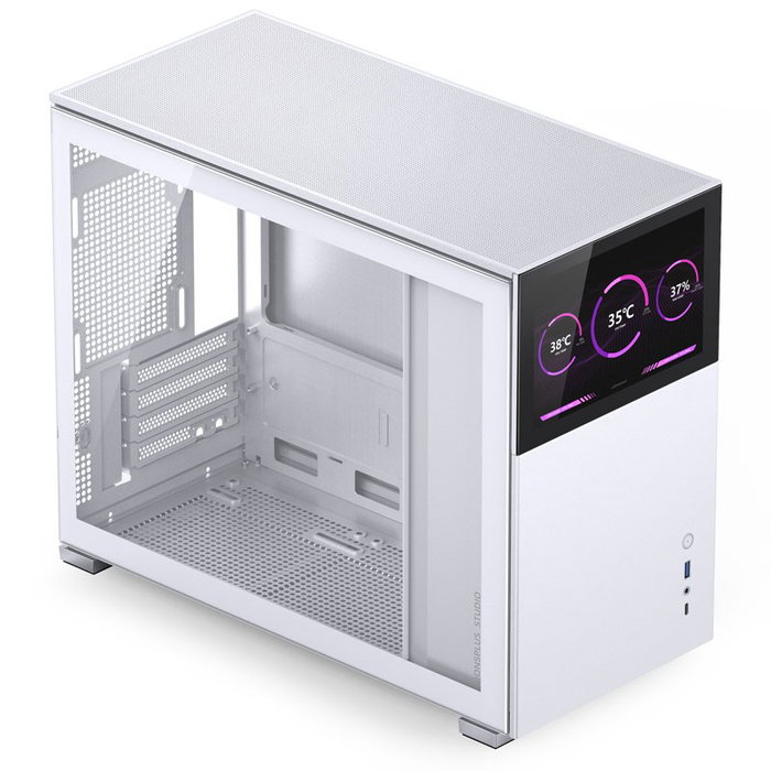 Jonsbo D31 Screen Micro-ATX Gehäuse, Tempered Glass - blanco Jonsbo D31 Screen Micro-ATX Gehäuse, Tempered Glass - blanco
