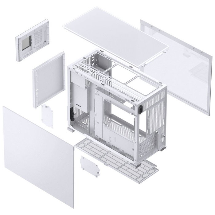 Jonsbo D31 Screen Micro-ATX Gehäuse, Tempered Glass - blanco Jonsbo D31 Screen Micro-ATX Gehäuse, Tempered Glass - blanco