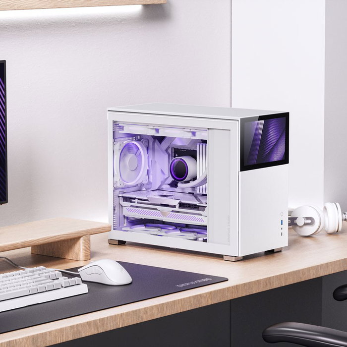 Jonsbo D31 Screen Micro-ATX Gehäuse, Tempered Glass - blanco Jonsbo D31 Screen Micro-ATX Gehäuse, Tempered Glass - blanco
