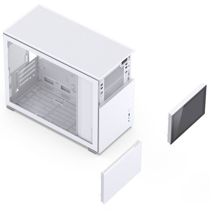 Jonsbo D31 Screen Micro-ATX Gehäuse, Tempered Glass - blanco Jonsbo D31 Screen Micro-ATX Gehäuse, Tempered Glass - blanco
