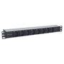 Intellinet PDU de Rack 19" 1U, 8 Tomas C13, IEC320 C14, Cable 2m Desmontable, 16A, 110-250V, Negro/Plata, con Soportes