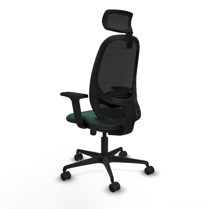 PIQUERAS Y CRESPO Silla de oficina Cilanco con mecanismo Sincro, Verde botella y Negro PIQUERAS Y CRESPO Silla de oficina Cilanco con mecanismo Sincro, Verde botella y Negro