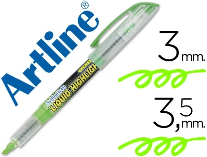 Rotulador Artline Fluorescente Ek-640 Verde Punta Biselada 12 unidades Rotulador Artline Fluorescente Ek-640 Verde Punta Biselada 12 unidades