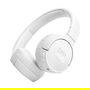 JBL Harman Tune 670NC Auriculares Diadema Inalámbricos Bluetooth 5.3 con Cancelación Activa de Ruido (ANC), Blanco, 30h Batería, Plegables, USB-C
