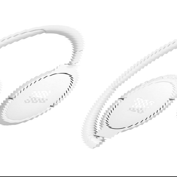 JBL Harman Tune 670NC Auriculares Diadema Inalámbricos Bluetooth 5.3 con Cancelación Activa de Ruido (ANC), Blanco, 30h Batería, Plegables, USB-C