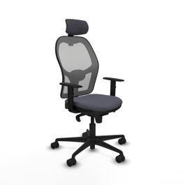 PIQUERAS Y CRESPO Silla de oficina Jorquera con mecanismo Sincro, Gris