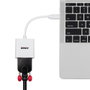 Lindy 43437 Adaptador USB Tipo C a VGA (D-Sub) Blanco