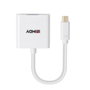 Lindy 43437 Adaptador USB Tipo C a VGA (D-Sub) Blanco