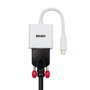 Lindy 43437 Adaptador USB Tipo C a VGA (D-Sub) Blanco