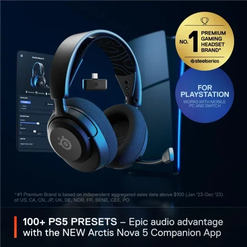 Steelseries Arctis Nova 5P Negro Steelseries Arctis Nova 5P Negro