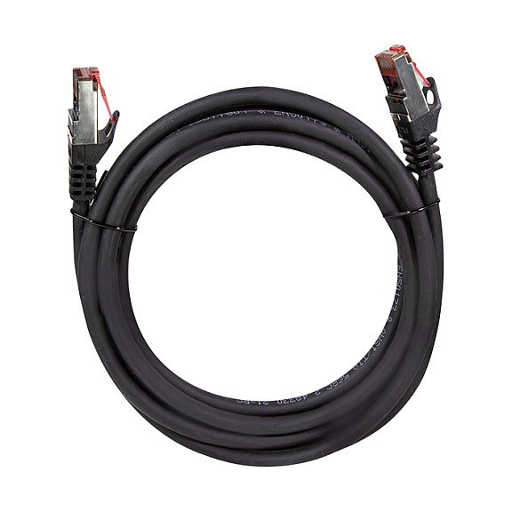 LogiLink Cable de parcheo CAT6 S/FTP AWG27 PIMF 5,0m negro