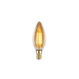 Opviq Bombilla Cob Led OP - 020 Amarillo Cálido 4W E14 2500K 350 Lúmenes IP20 Eficiente Ecológica