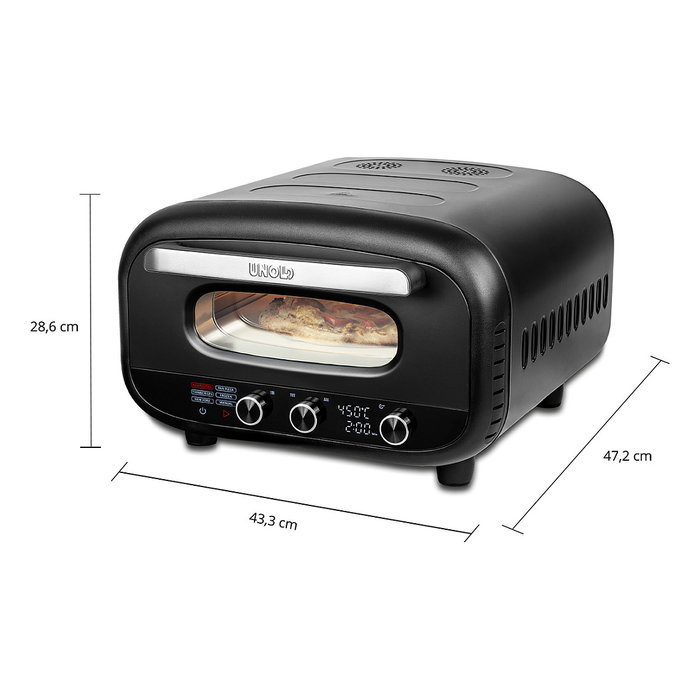 Unold Don Alfredo Horno para Pizza Negro