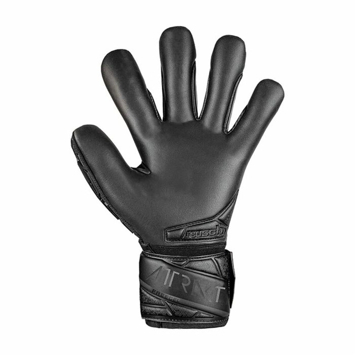 Guantes de Portero Reusch Attrakt Freegel Negro Adultos Guantes de Portero Reusch Attrakt Freegel Negro Adultos