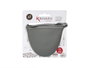 Kinvara Set 2 Manopla Silicona Cocina Horno Alta Temperatura Resistente Calor 12x13x7 cm Blanco Gris (Set de 24)