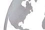 DKD Home Decor Decoración de Pared Metal Mapa Mundi 60x60 cm