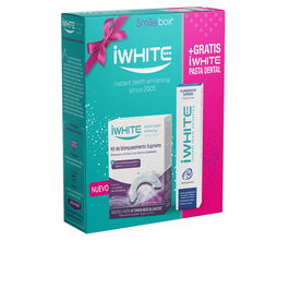Iwhite Blanqueador Supremo Lote 2 pz Set Baño e Higiene Kit Blanqueamiento + Pasta Dental