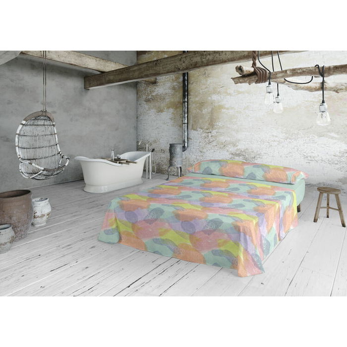 Juego de Sábanas Lois ANIBAL Azul Cama de 105 Juego de Sábanas Lois ANIBAL Azul Cama de 105