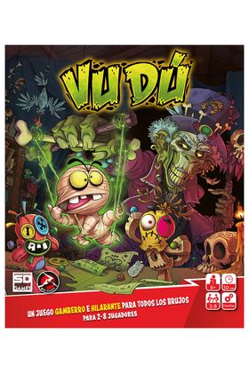 SD GAMES Vudu Juego de Mesa en Español para +8 Años, 2-8 Jugadores, 30 Minutos de Partida