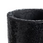 Jarrón Negro Fibra de Vidrio Decoración 54 X 54 X 154 cm