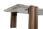 DKD Home Decor Mesa Centro Moderno Toronto Marble Marrón Gris 73.5 x 38 x 120 cm Desmontable