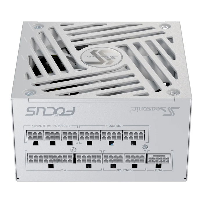 Seasonic FOCUS-GX-1000-V4-WHITE Fuente de Alimentación ATX 3.1 1000W 80+ Gold Blanca Seasonic FOCUS-GX-1000-V4-WHITE Fuente de Alimentación ATX 3.1 1000W 80+ Gold Blanca