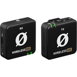 Rode Wireless Me Microfono Condensador Direccional con Clip, Inalambrico, USB-C, Conexion 3.5 mm, Color Negro