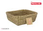 Privilege Cesta Conica Mimbre Cuadrada 22X22X8Cm Korne (24 Unidades)