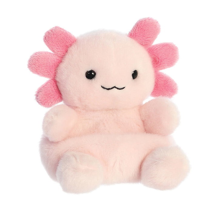 Palm Pals Peluche Ajolote suave de 13 cm - Muñeco de peluche de animal de felpa