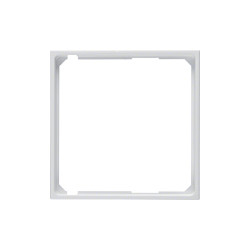 Berker 1109 89 89 Zwischenring für Zentralplatte S.1 pws, Anillo Espaciador, Blanco, 10 Piezas