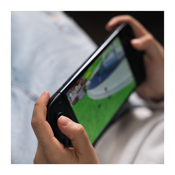 LEXIP JVASWI00106 Mando Inalámbrico Bluetooth para Nintendo Switch / OLED, Gamepad Negro con Botón Captura, Cruceta, Giroscopio, Vibración y Cable USB-C