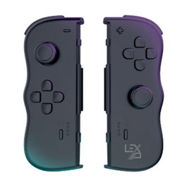 LEXIP JVASWI00106 Mando Inalámbrico Bluetooth para Nintendo Switch / OLED, Gamepad Negro con Botón Captura, Cruceta, Giroscopio, Vibración y Cable USB-C