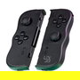 LEXIP JVASWI00106 Mando Inalámbrico Bluetooth para Nintendo Switch / OLED, Gamepad Negro con Botón Captura, Cruceta, Giroscopio, Vibración y Cable USB-C