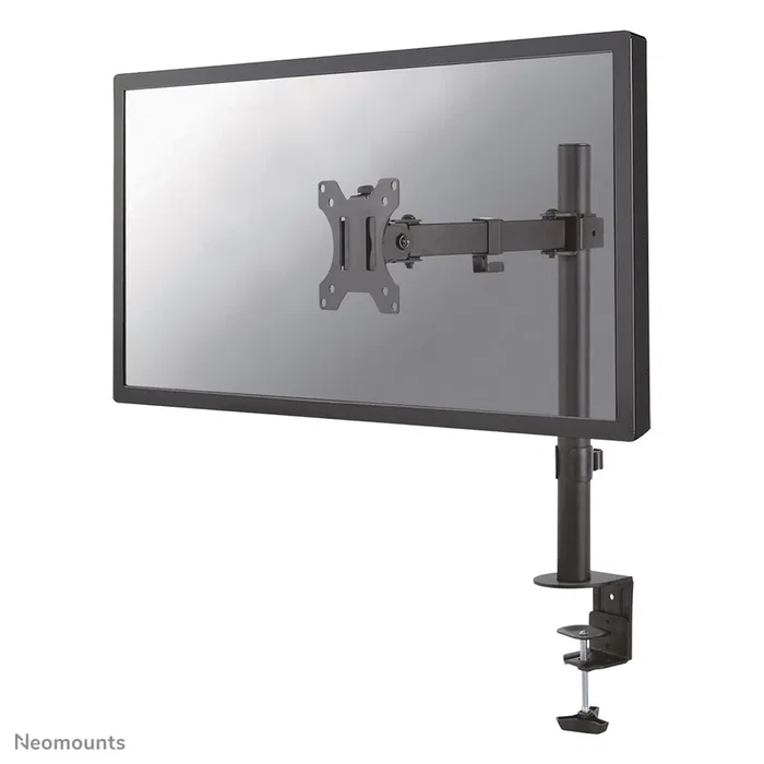 Neomounts FPMA-D540BLACK Soporte de Monitor para Escritorio, 13-32 pulgadas, VESA 75x75/100x100mm, Ajuste en Altura, Inclinación, Giro 180°, Rotación 360°, Gestión de Cables, Negro
