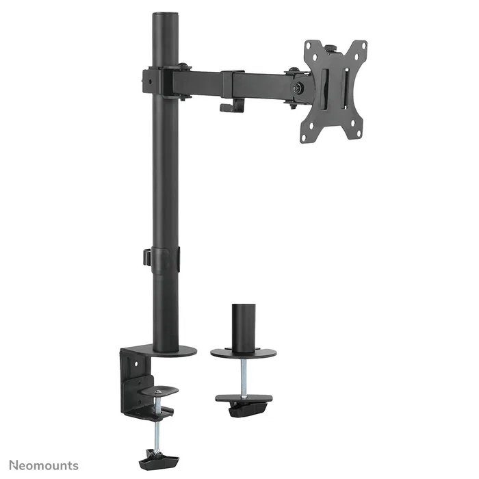 Neomounts FPMA-D540BLACK Soporte de Monitor para Escritorio, 13-32 pulgadas, VESA 75x75/100x100mm, Ajuste en Altura, Inclinación, Giro 180°, Rotación 360°, Gestión de Cables, Negro
