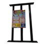 Mottez Barra de seguridad extensible de 3 barras, 55 - 103 cm