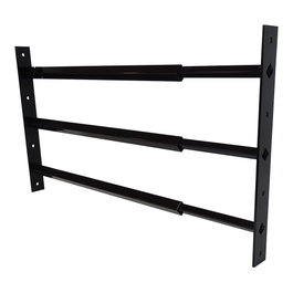 Mottez Barra de seguridad extensible de 3 barras, 55 - 103 cm