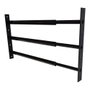 Mottez Barra de seguridad extensible de 3 barras, 55 - 103 cm