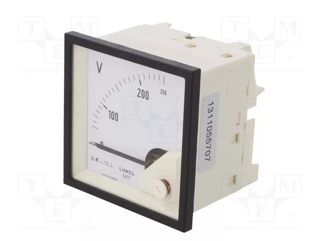 LUMEL Voltímetro Analógico para Panel EA17N 0-250V True RMS LUMEL Voltímetro Analógico para Panel EA17N 0-250V True RMS